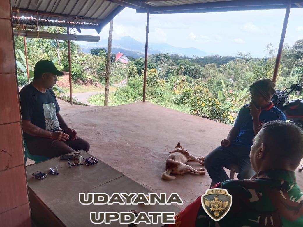 Pamwil dan Komsos, Babinsa Hadir Dekat dengan Warga Desa Nida