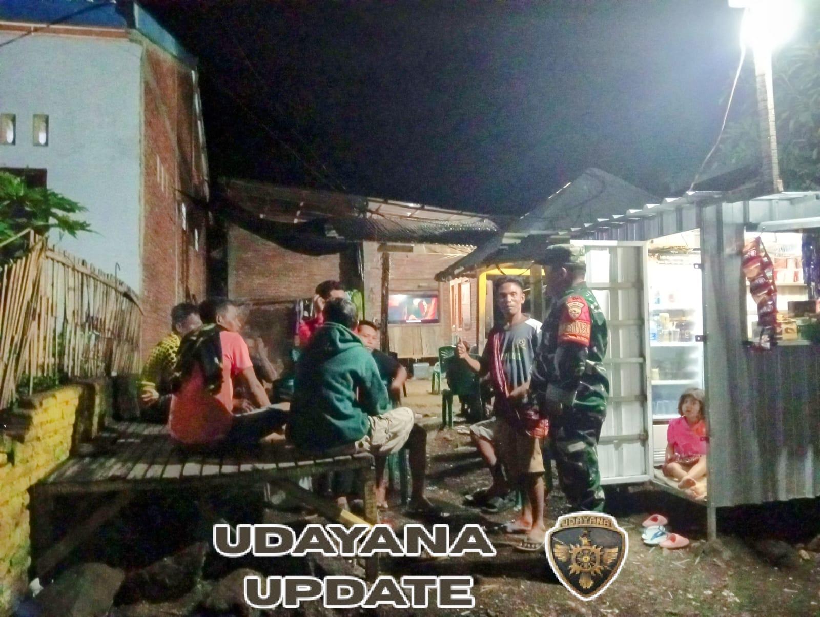 Koramil 1608-04/Woha Laksanakan Patroli Siskamling di Beberapa Desa Wilayah Kabupaten Bima