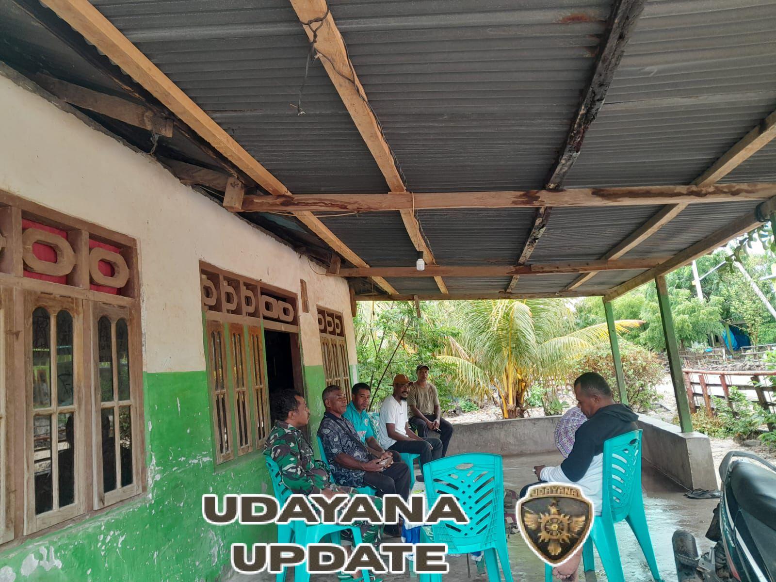 Sertu Imran Kawali Ingatkan Potensi Longsor dan Banjir di Pantar Barat Laut