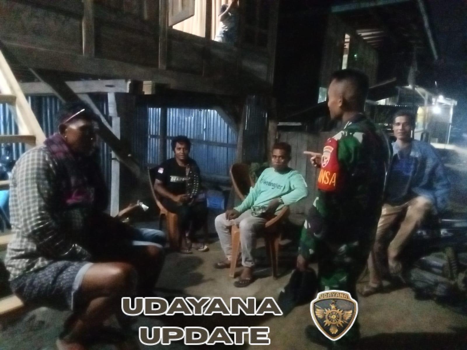 Sinergi TNI, Pol PP, Karang Taruna dan Tokoh Masyarakat Wujudkan Kamtibmas Woha–Belo–Palibelo