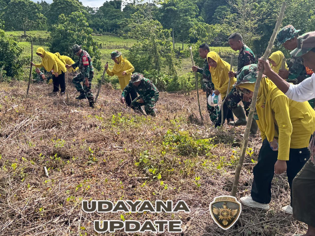 Kapten Iwan Susanto Pimpin Aksi Ketahanan Pangan di Kecamatan Parado