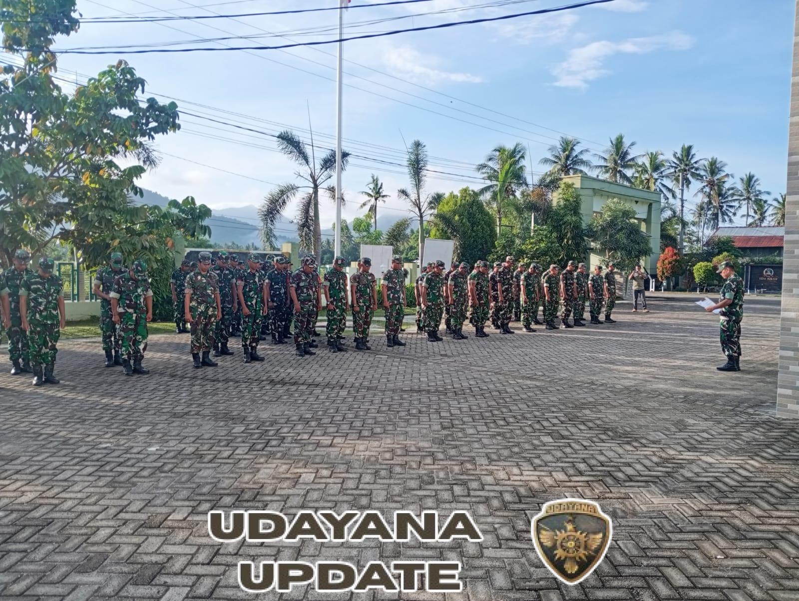 Apel Gabungan Kodim 1628/Sumbawa Barat Digelar untuk Cek Kesiapan Personel