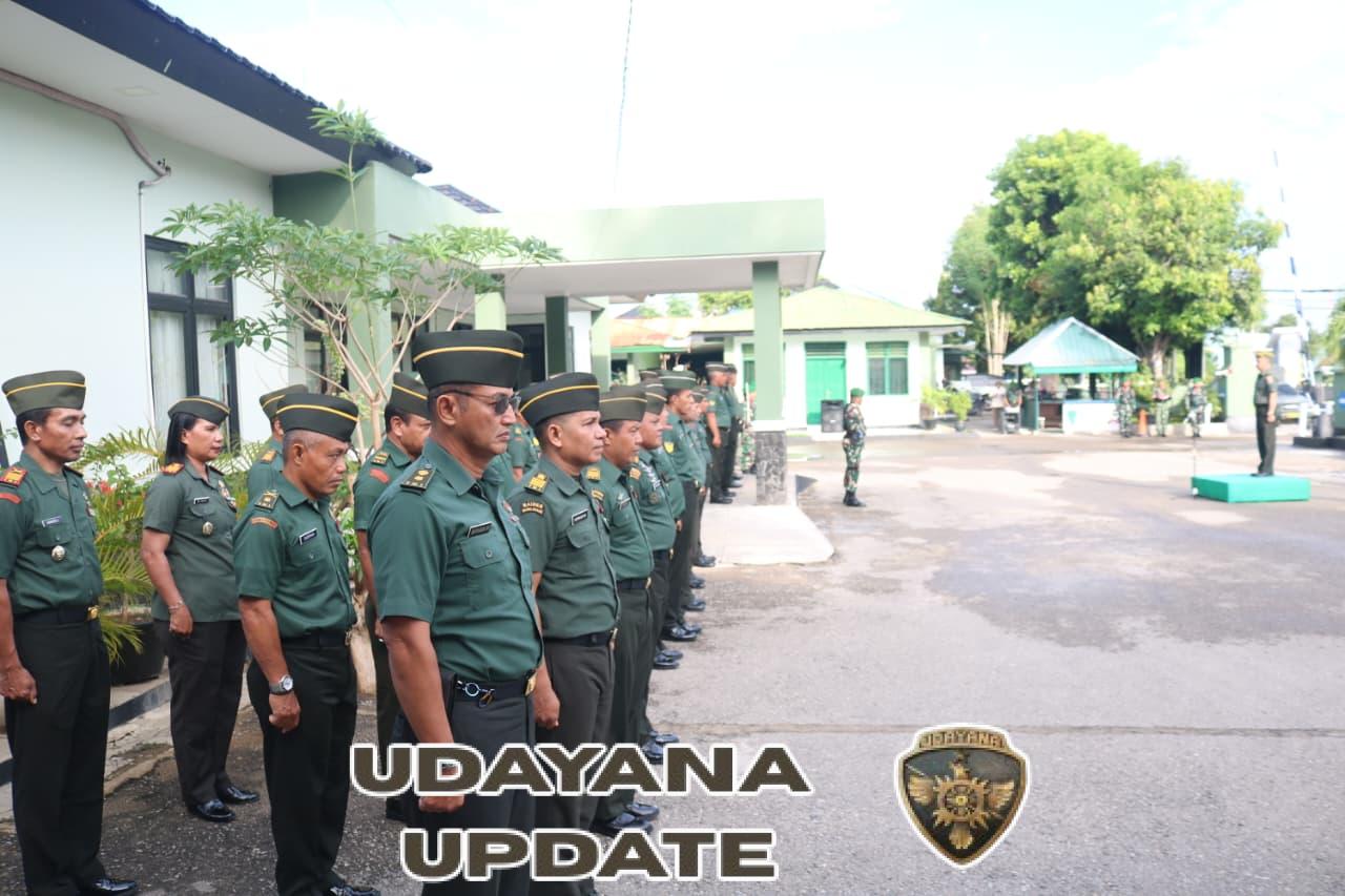 Kodim Kupang Gelar Upacara Senin Teguhkan Semangat Pengabdian