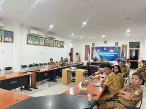 Mayor Inf Sambudi Wakili Dandim pada Rakor Pengendalian Inflasi Sumba Timur