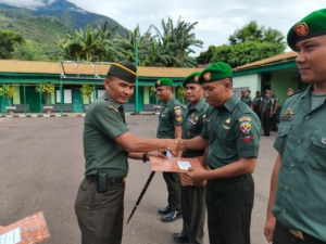 Korp Raport Pindah Satuan, Kodim 1624/Flotim Lepas Empat Personel