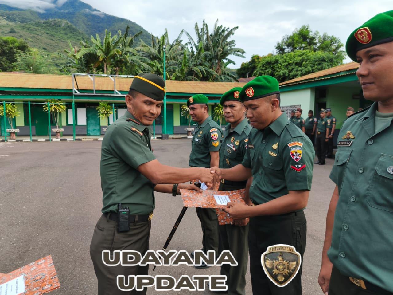 Korp Raport Pindah Satuan, Kodim 1624/Flotim Lepas Empat Personel