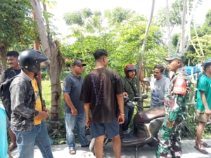 Babinsa Ramil 1602-01/Ende Tingkatkan Kamtibmas Lewat Komsos di Rewarangga Selatan