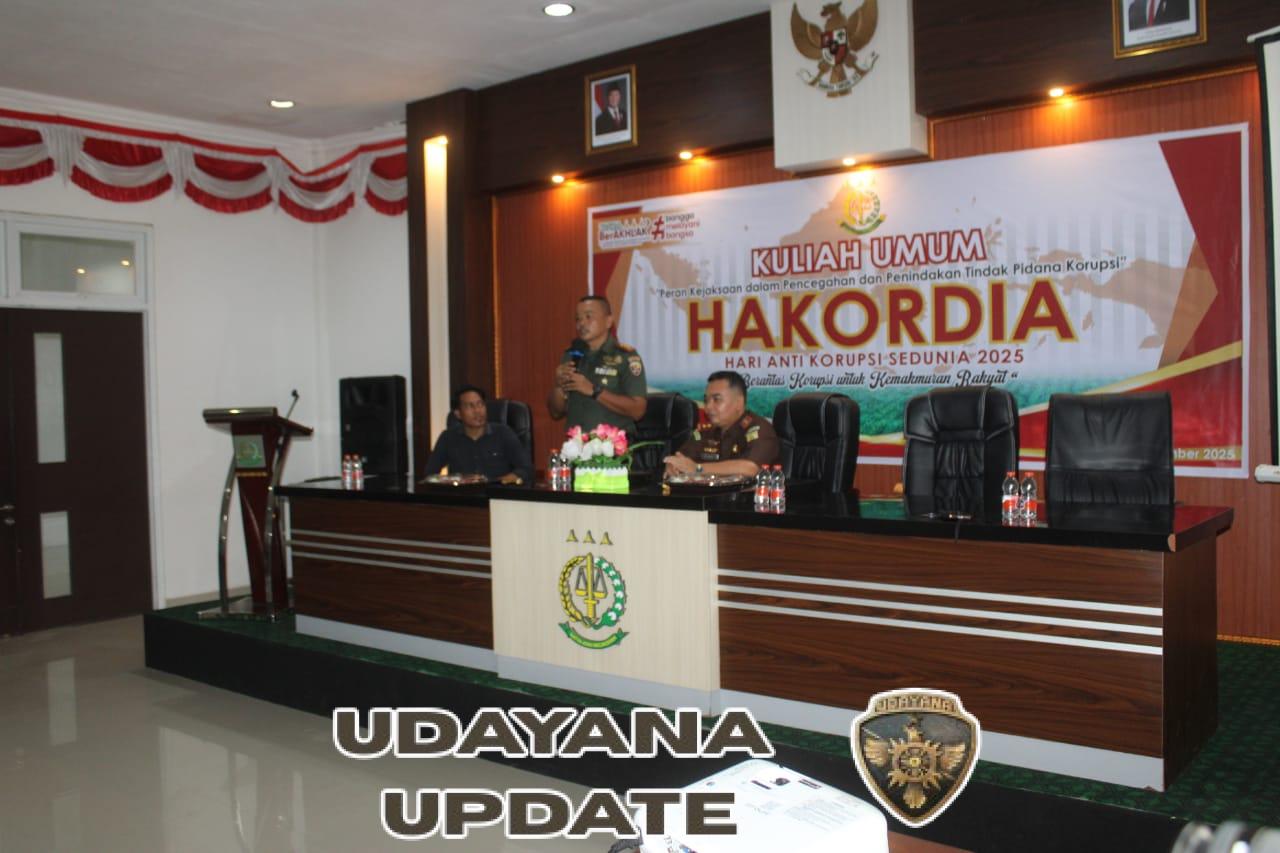 Dandim Bima Peringati HAKORDIA 2025: Lawan Korupsi bersama Mahasiswa Bima