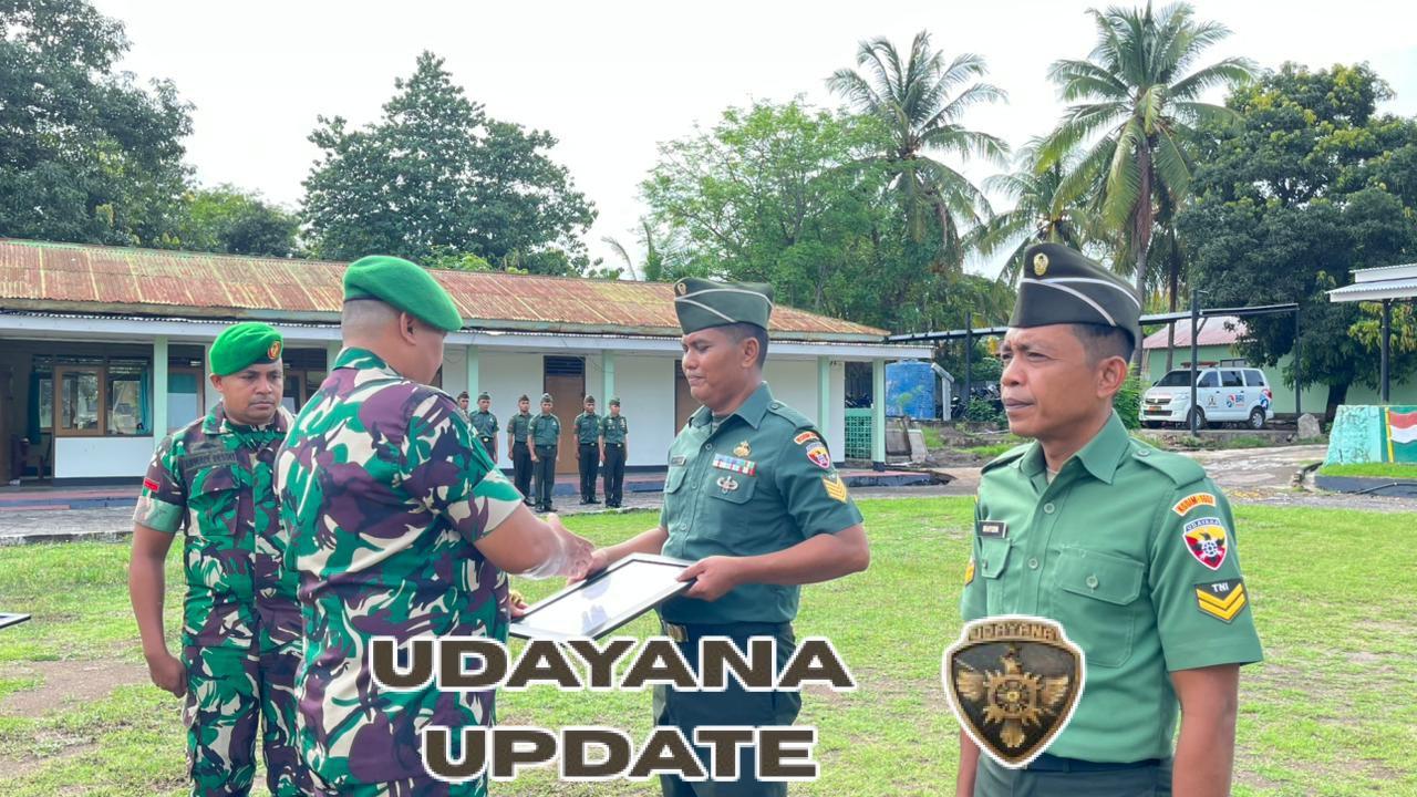 Kodim 1603/Sikka Melaksanakan Upacara Korps Raport Pindah Satuan Personel