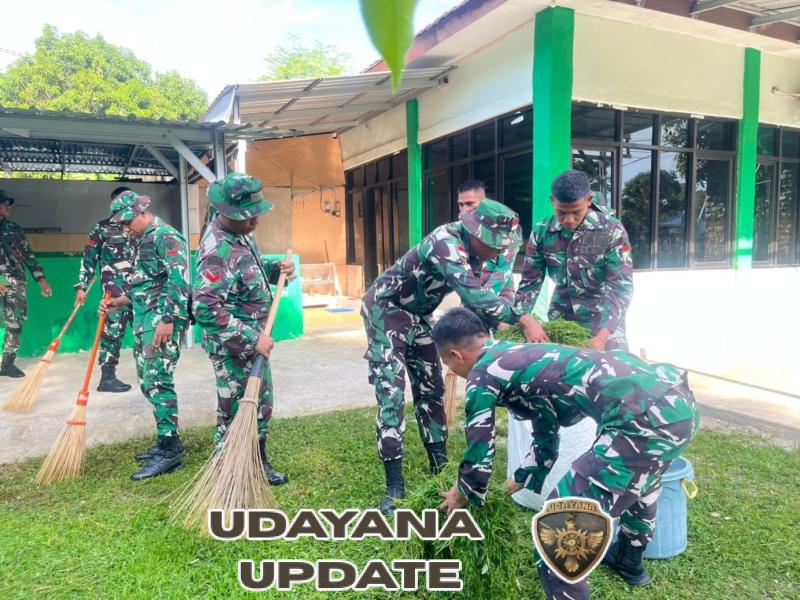 Peringati Hari Juang TNI AD ke-80, Kodim 1601/Sumba Timur Gelar Karya Bakti di Masjid Mujahidin