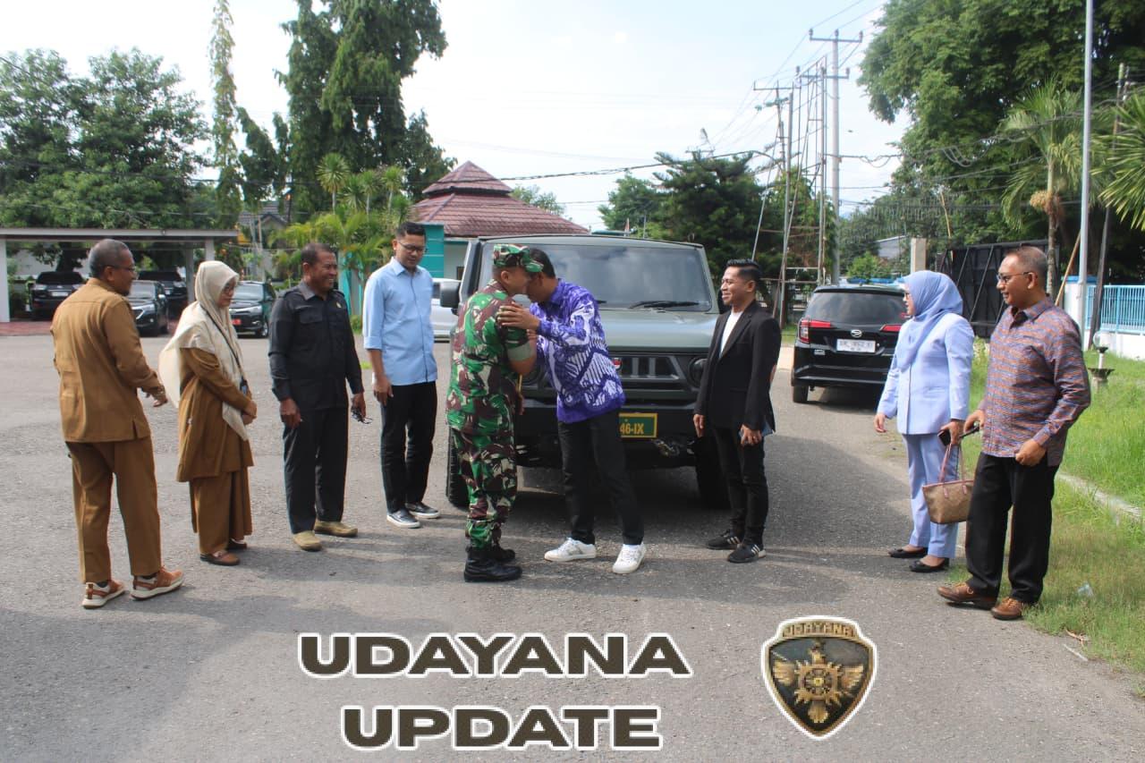 Silaturahmi Dandim Bima dengan Ketua DPRD Kota Bima Percepat Hibah Tanah untuk Koperasi TNI