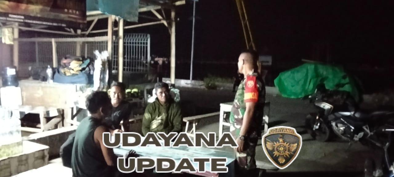 Babinsa Koramil 1625-02/Aimere Laksanakan Patroli Malam Jaga Keamanan Wilayah