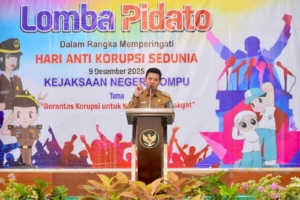 Pasi Intel Kodim 1614 Hadiri Lomba Pidato Hakordia Dompu 2025