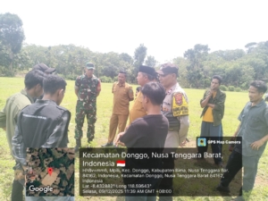 Babinsa Desa Mpili Kawal Penetapan Lahan Pembangunan Koperasi Merah Putih Demi Kesejahteraan Warga