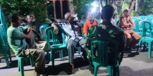 Patroli Malam Koramil 1628-03/Seteluk Tingkatkan Keamanan Wilayah