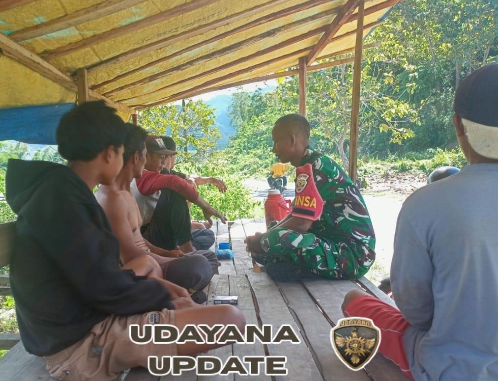 Posyandu dan Komsos Babinsa Tolouwi Pastikan Gizi dan Kebersihan Lingkungan di Musim Hujan