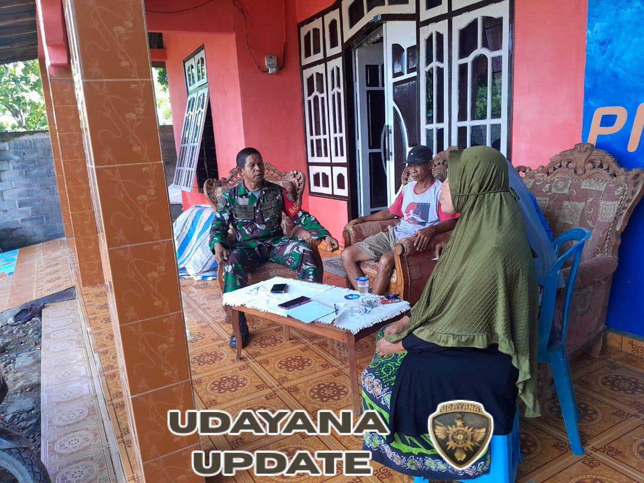 Babinsa Desa Leu Ajak Warga Hindari Gosip dan Perkuat Silaturahim