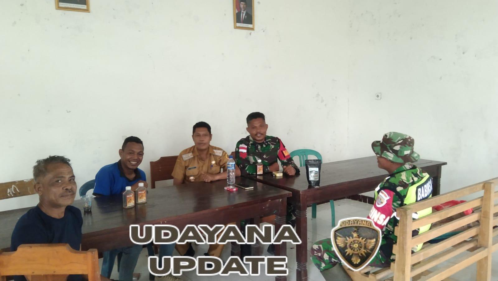 Babinsa Bahas Kesiapsiagaan Bencana Saat Musim Hujan Tiba