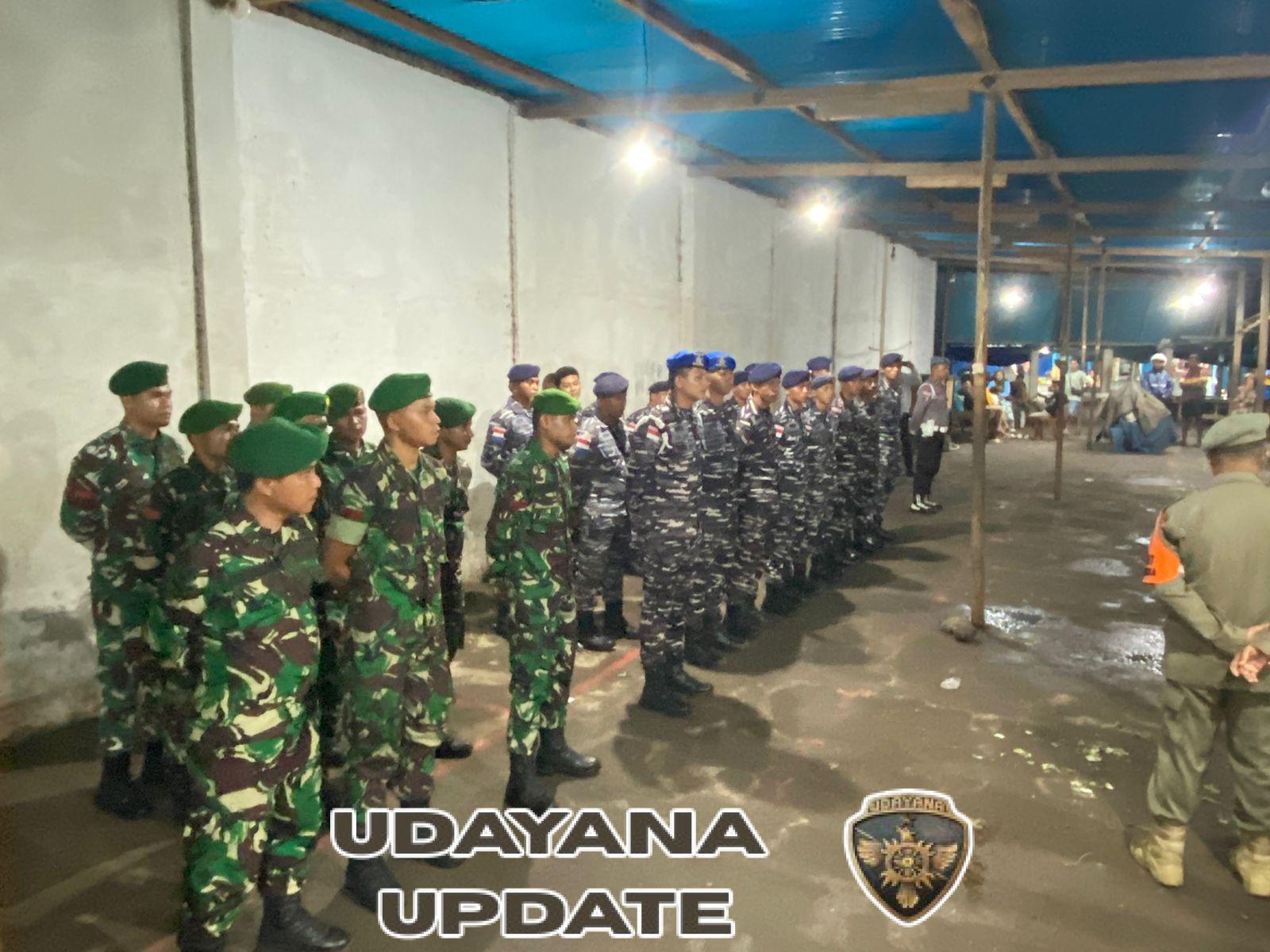 Kodim 1603/Sikka Terjunkan Personel Dukung Penertiban dan Relokasi Pedagang Pasar Wuring