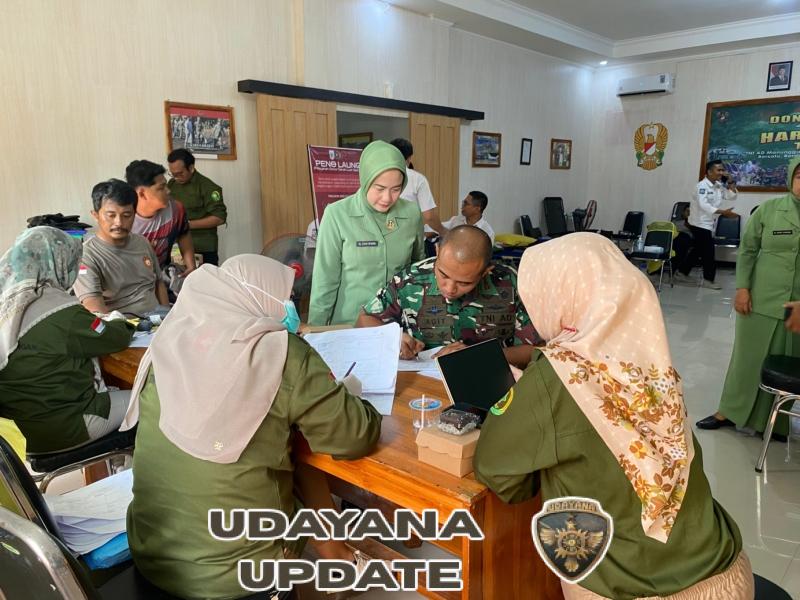 Kodim 1628/KSB Gelar Donor Darah Peringati Hari Juang TNI AD 2025, Dandim Tekankan Pengabdian dan Kepedulian Sosial