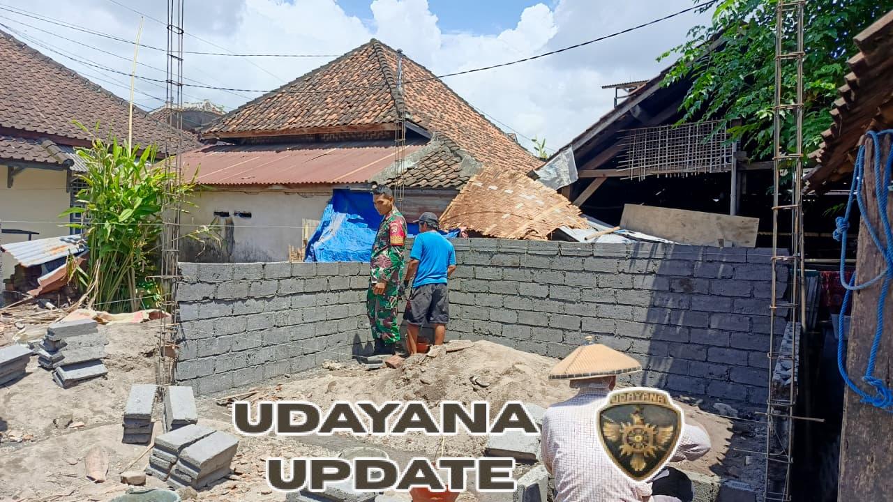 Babinsa Koptu Syamsul Hadi Sukses Perjuangkan Bantuan Bedah Rumah RTLH untuk Warga Lansia di Mamben Daya