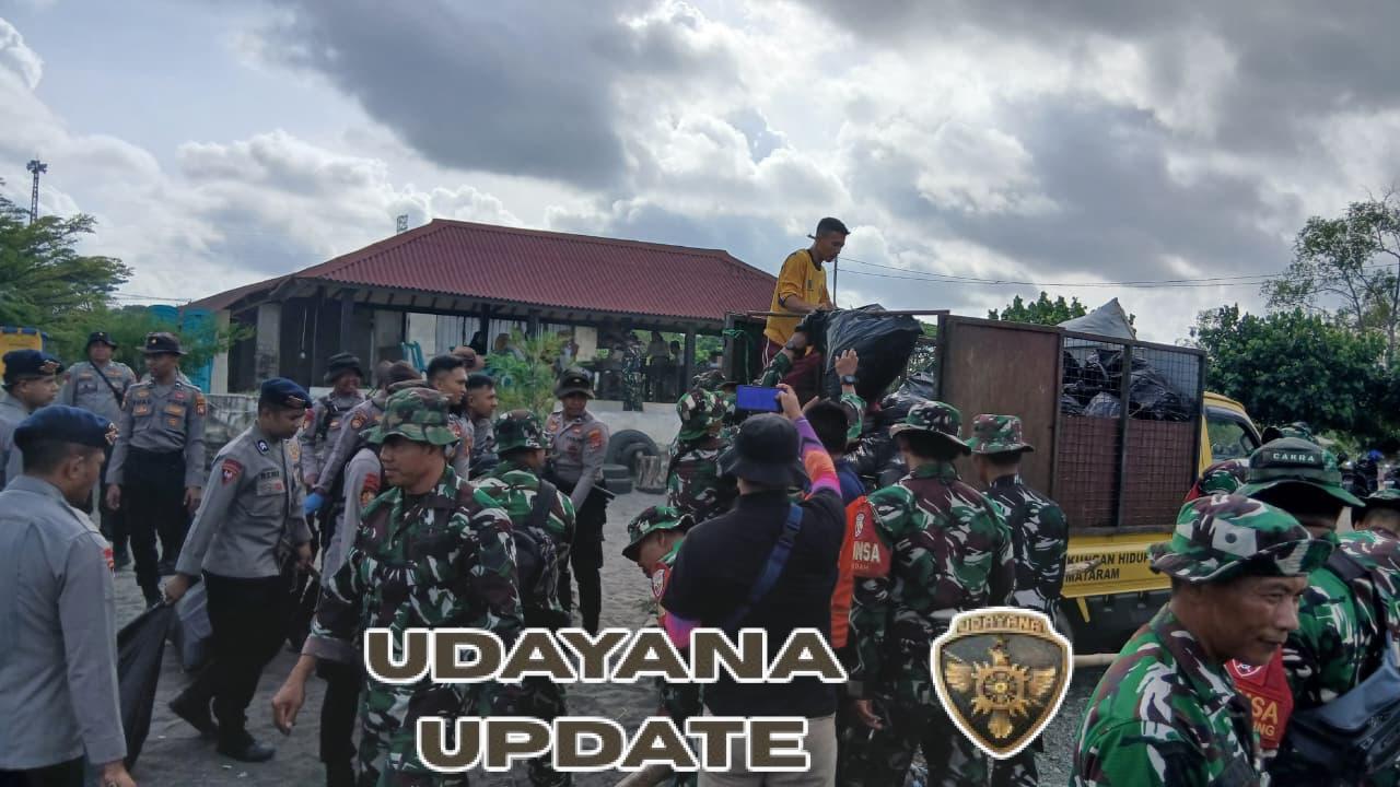 TNI dan Warga Bersatu Gelar Karya Bhakti Loang Baloq