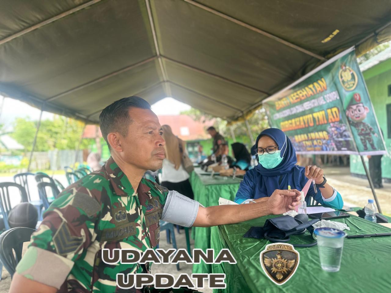 Kodim 1614/Dompu Gelar Bakti Kesehatan Peringati Hari Juang TNI AD ke-80