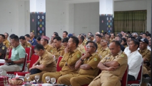 Perkuat Sinergi, Dandim 1630/Mabar Hadiri Sosialisasi Hari Antikorupsi Sedunia 2025