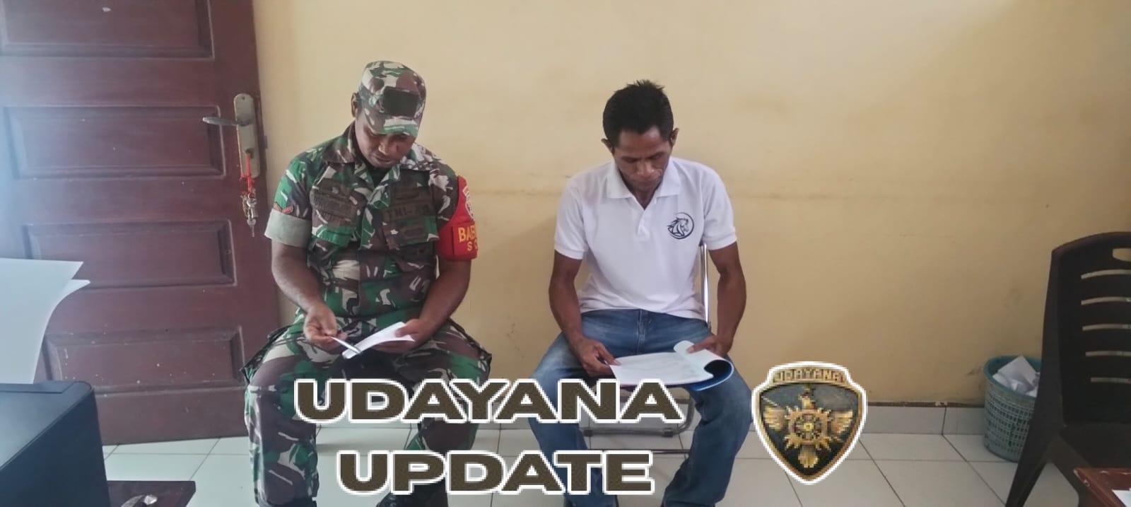 Babinsa Koramil Bajawa Laksanakan Komsos dan Monitoring Wilayah