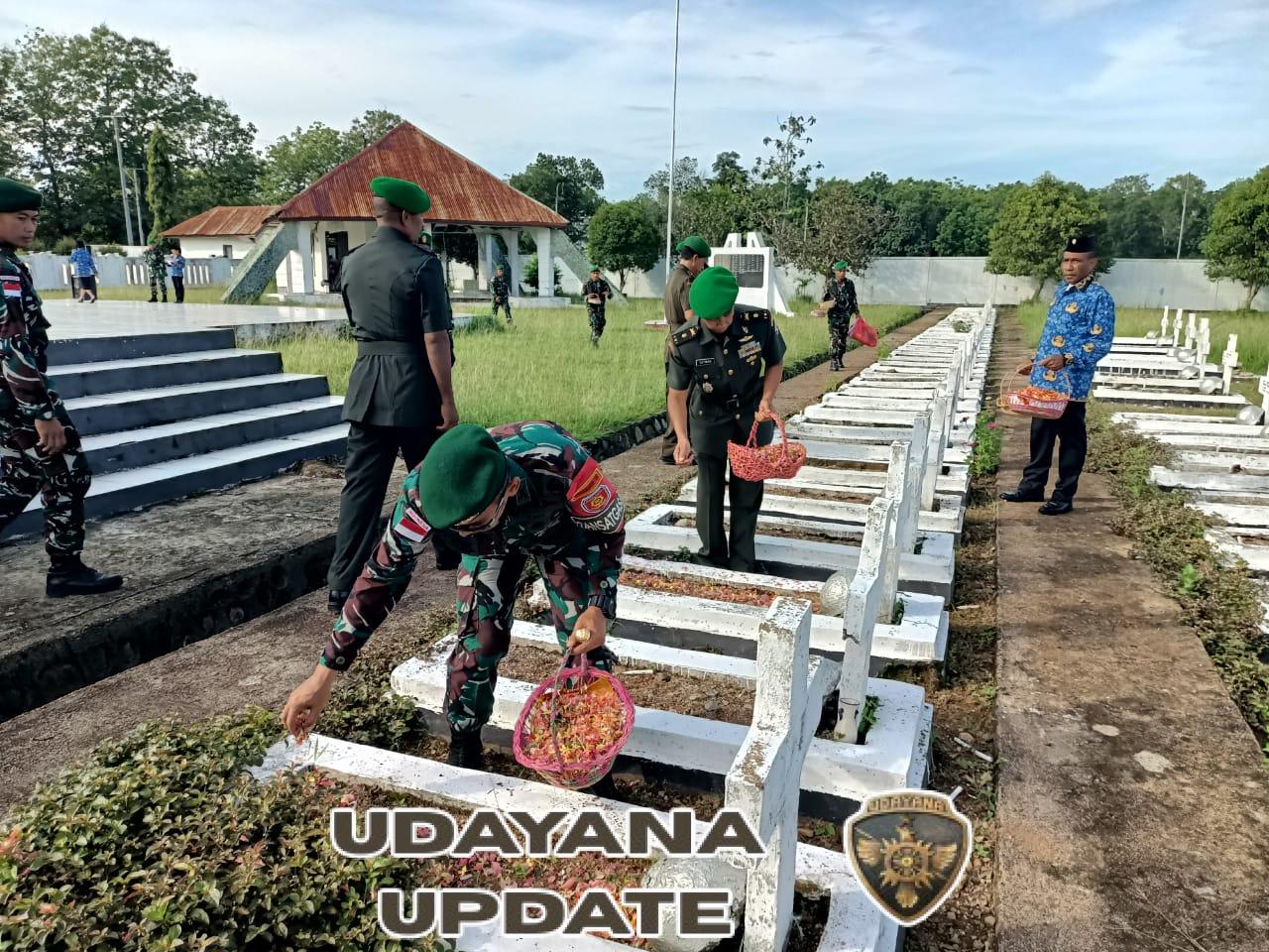 Wujud Penghormatan Kepada Pahlawan Sambut Hari Juang TNI AD Ke-80, Kodim Belu Gelar Ziarah Ke TMP