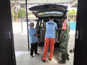 3.093 Siswa di Pantai Baru Terima Makanan Bergizi, Babinsa Kawal Distribusi Hingga Tuntas