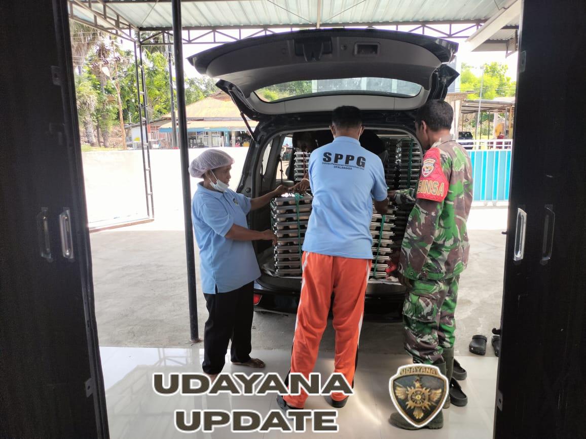 3.093 Siswa di Pantai Baru Terima Makanan Bergizi, Babinsa Kawal Distribusi Hingga Tuntas