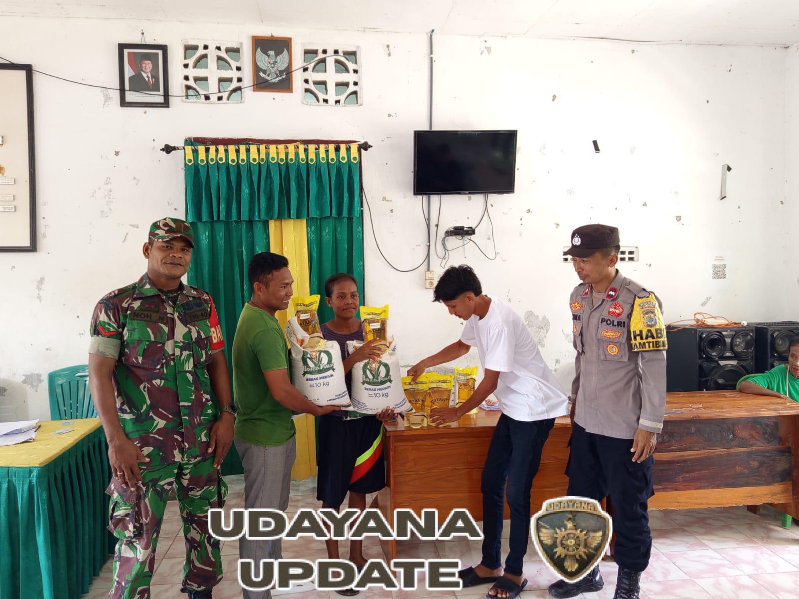 Pendampingan Penyaluran Bantuan Pangan di Desa Fuafuni