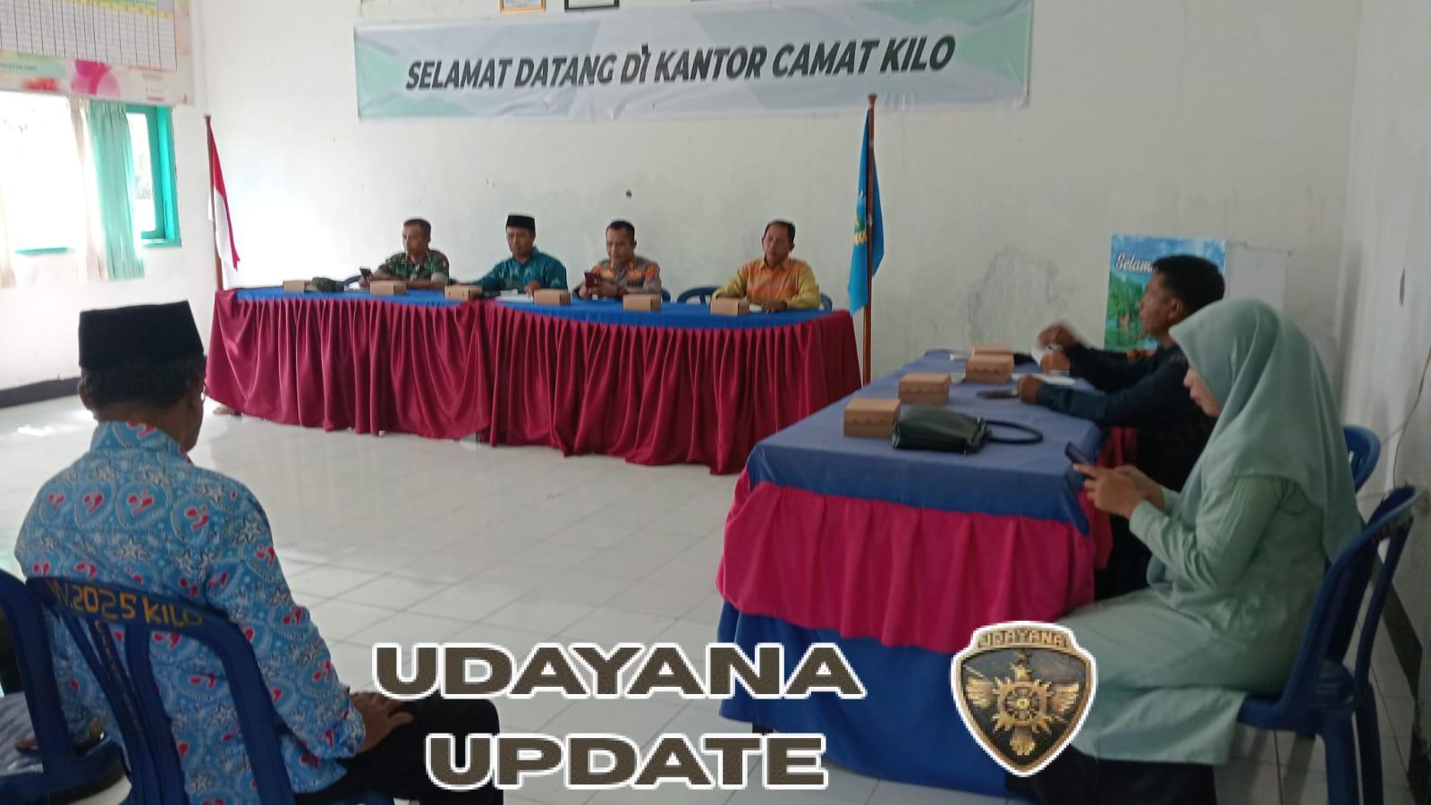 Babinsa Kilo Ambil Peran Penting dalam Rapat Persiapan Dompu Melayani 2025