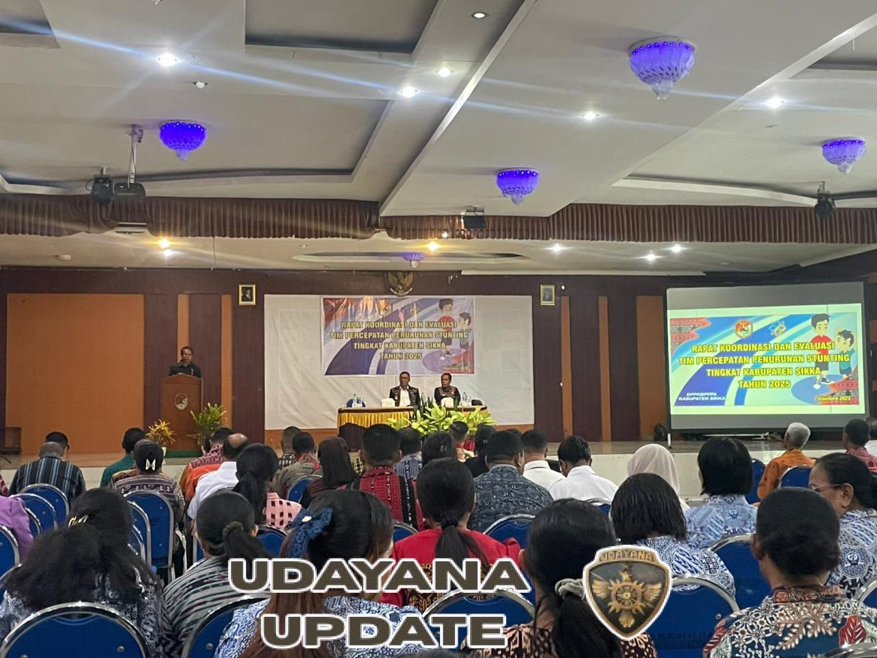 Kodim 1603/Sikka Tegaskan Komitmen Dukung Penurunan Stunting pada Rakor TPPS 2025