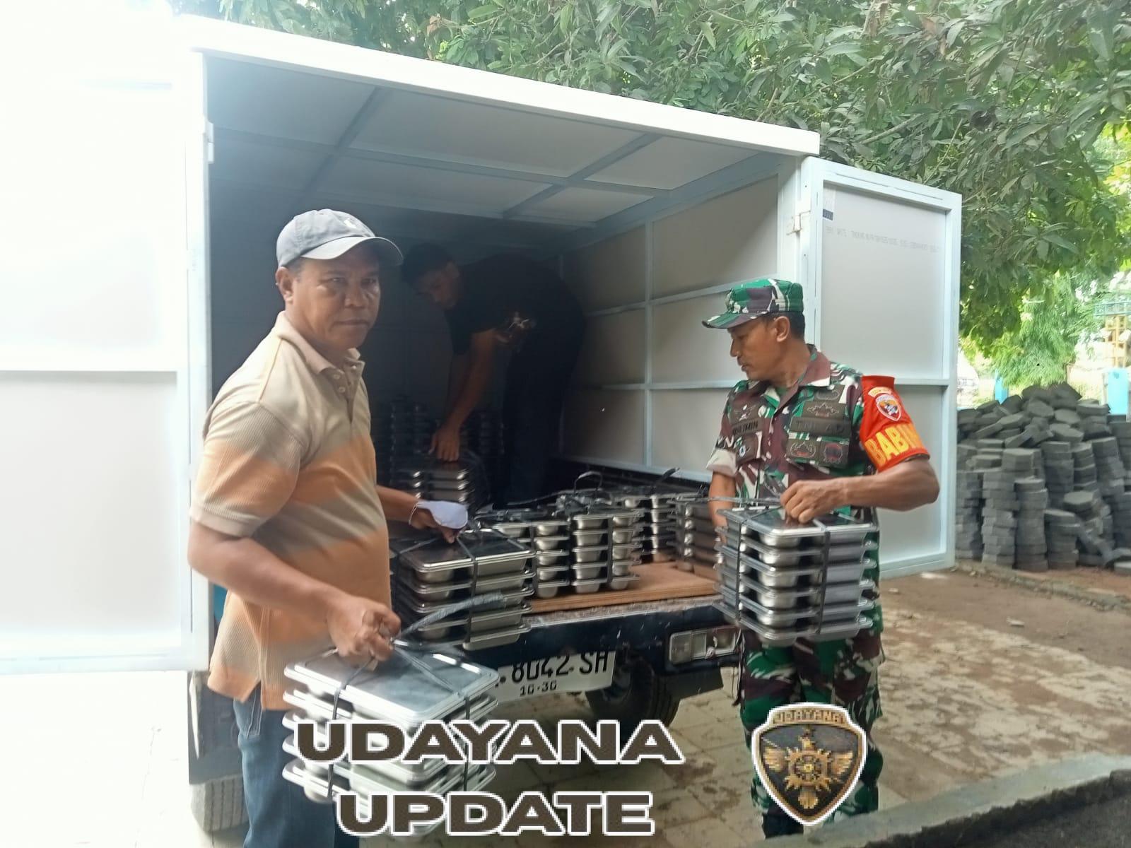 Yayasan Tebi Mboko Bersinergi dengan TNI Salurkan Makanan Bergizi untuk Pelajar di Desa Bre