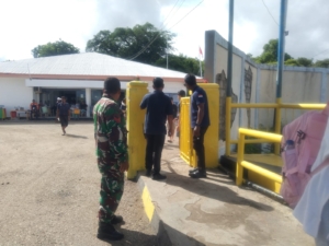 Koramil 1627-02/Pantai Baru Awasi Aktivitas Kapal GARDA MARITIM di Pelabuhan ASDP