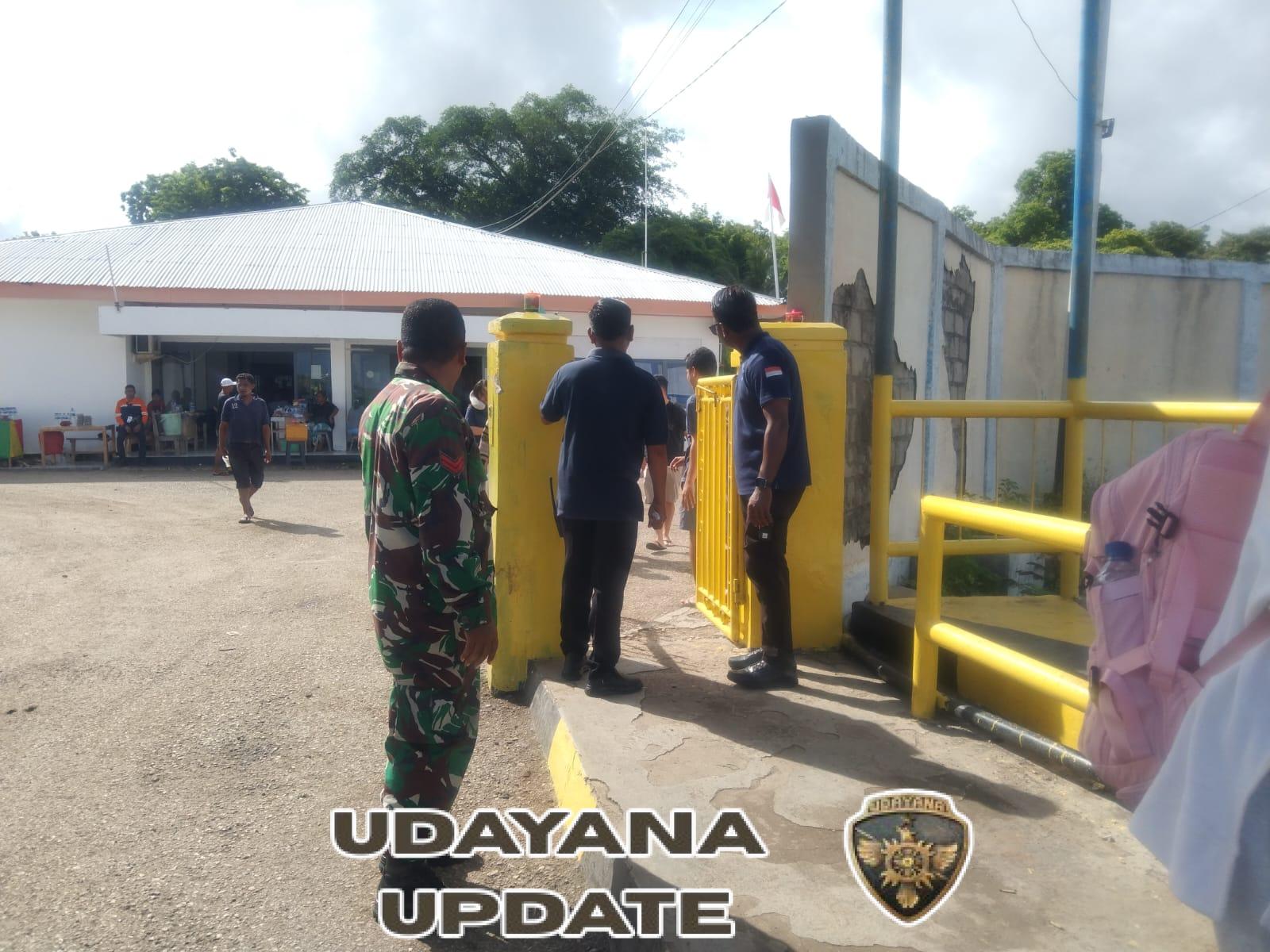 Koramil 1627-02/Pantai Baru Awasi Aktivitas Kapal GARDA MARITIM di Pelabuhan ASDP