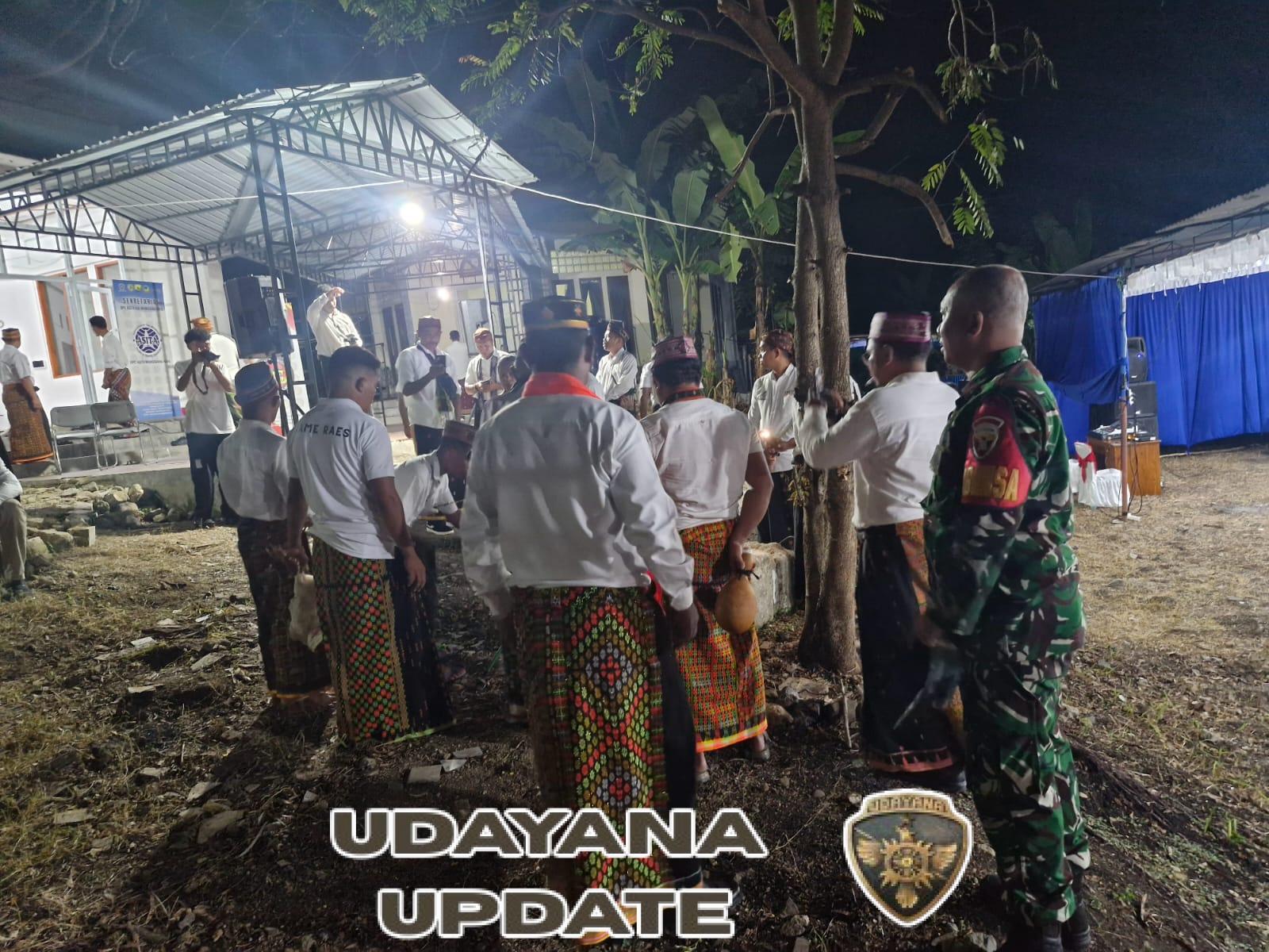 Babinsa Koramil 1630-01/Komodo Hadiri Peresmian Gedung Sekber Asosiasi Pariwisata di Desa Gorontalo