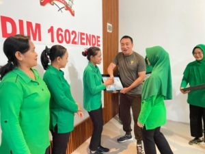 Posyandu Lily Kodim 1602/Ende Raih Juara III Lomba Posyandu Tingkat Provinsi NTT