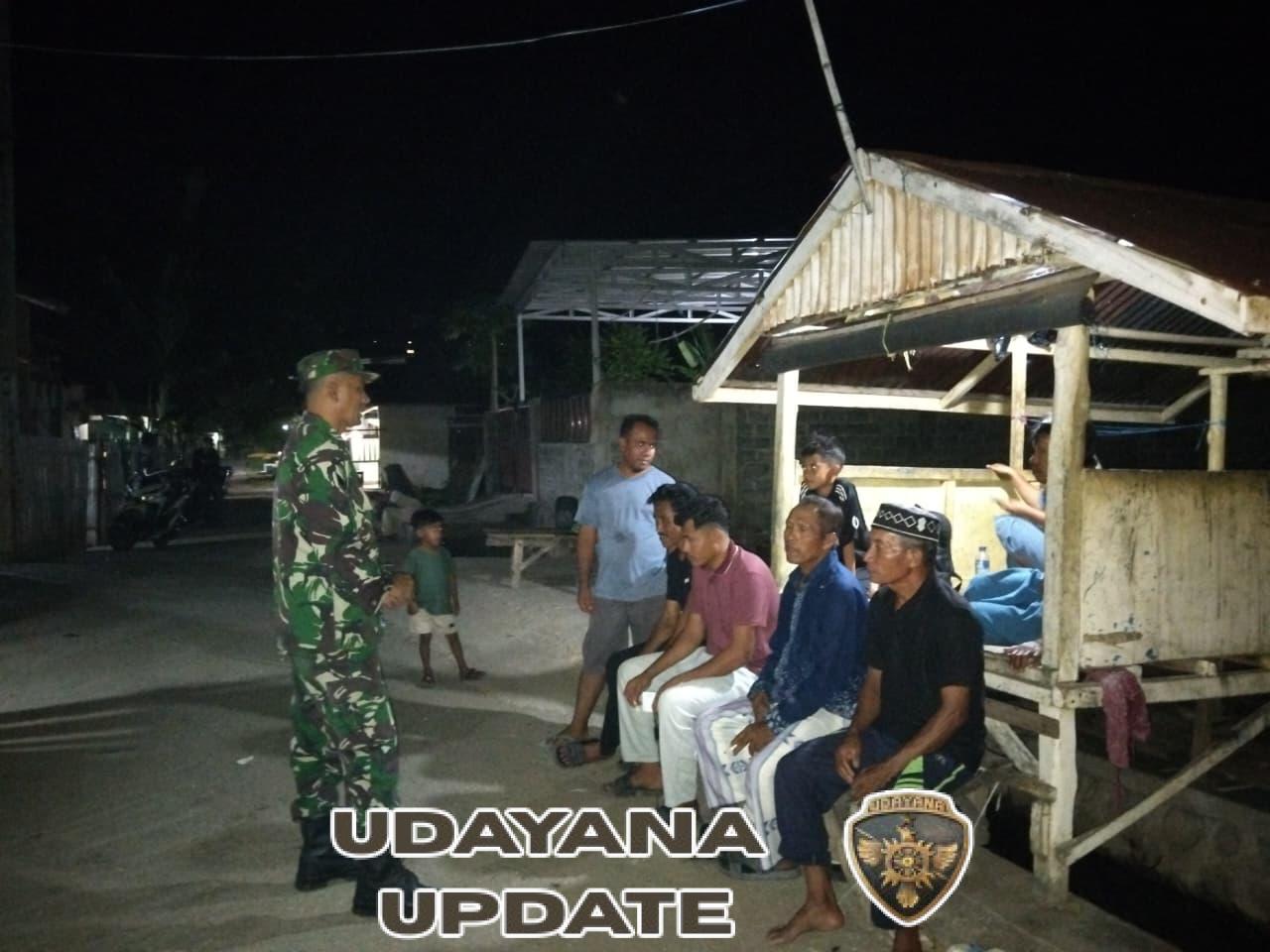 Sertu Ahmad Imbau Warga Desa Roi Hati-hati Kebakaran di Musim Kemarau