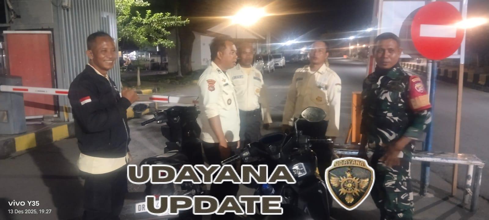 Babinsa Labuhan Lombok Intensifkan Patroli Malam di Pelabuhan Kayangan