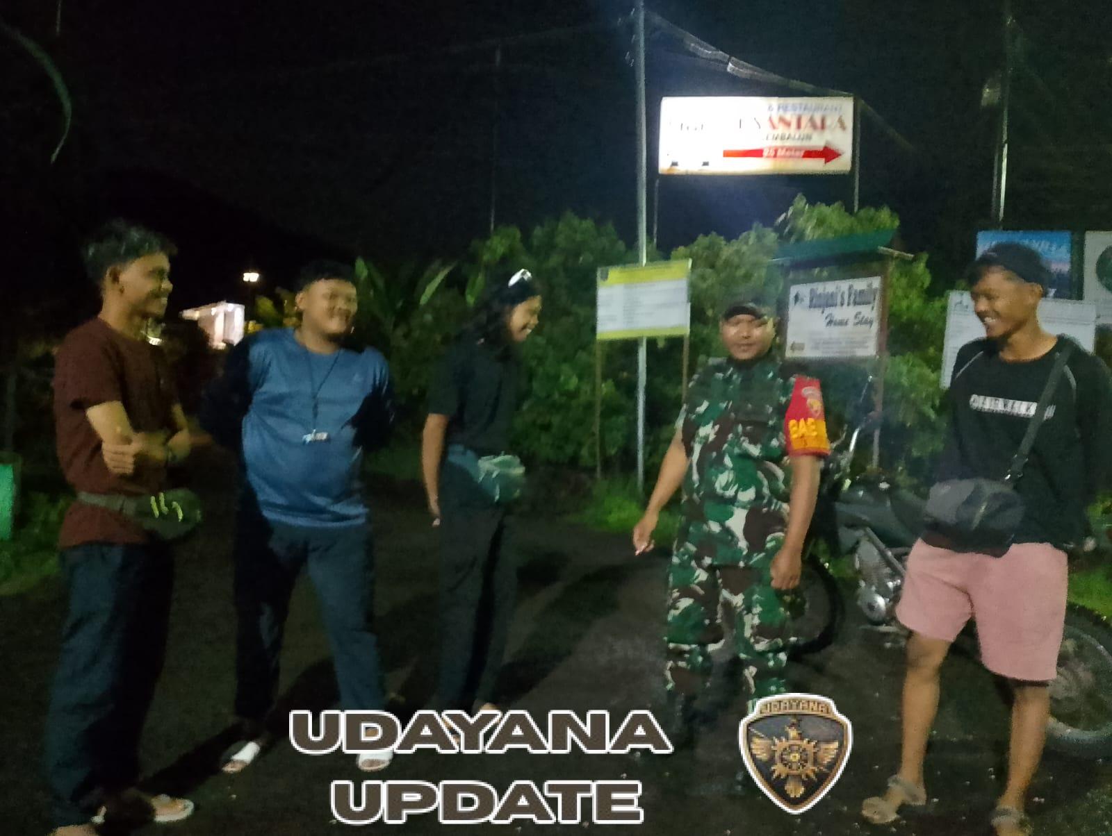 Babinsa Sembalun Lawang Tingkatkan Keamanan Lewat Patroli Malam di Dusun Lendang Luar