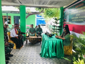 Kunker ke Reok, Dandim 1612/Manggarai Tekankan Babinsa Jadi Problem Solver dan Siaga Bencana