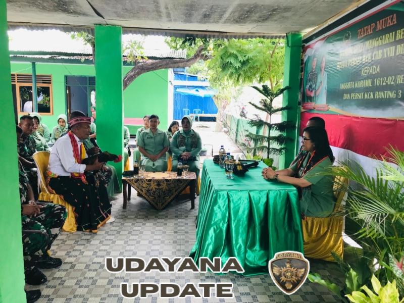 Kunker ke Reok, Dandim 1612/Manggarai Tekankan Babinsa Jadi Problem Solver dan Siaga Bencana