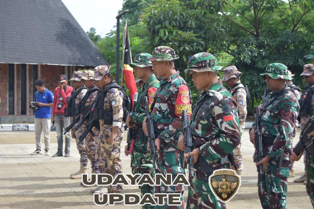 Sinergitas Keamanan Perbatasan, Satgas Pamtas Yonarhanud 2 Kostrad Laksanakan Patroli Gabungan Bersama Policia UPF