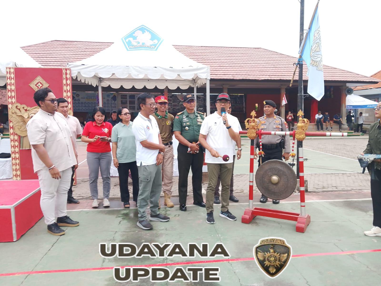 “Babinsa–Bhabinkamtibmas Kawal Ketat LKBB Pembaris Dewata Championship II 2025 di SMAN 2 Singaraja