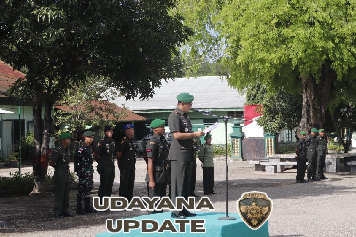 Puncak Peringatan Hari Juang Tentara Nasional Indonesia Angkatan Darat Ke-80, Kodim Belu Gelar Upacara