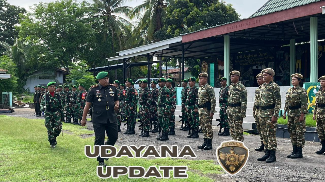Kodim 1603/Sikka Gelar Upacara Peringatan Hari Juang TNI AD Ke-80, Dandim Bacakan Amanat Kasad