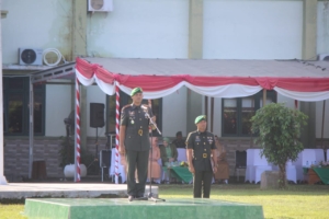 Dandim 1628/Sumbawa Barat Pimpin Upacara Hari Juang TNI AD ke-80 Tahun 2025
